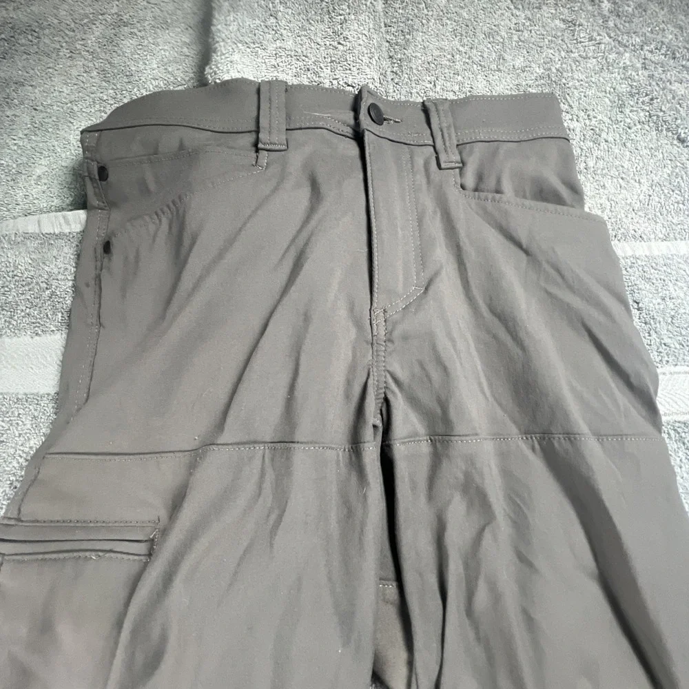 Wrangler ATG Mens Gray All Terrain Gear Pants 30x32 Stretch Nylon Outdoor Hiking - Picture 2 of 10